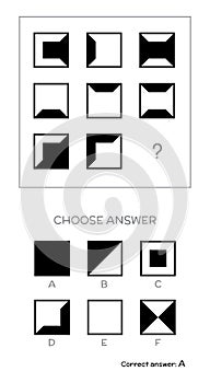 IQ test. Choose answer