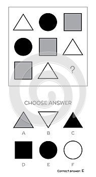 IQ test. Choose answer