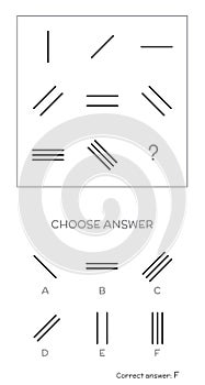 IQ test. Choose correct answer