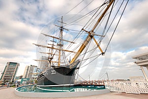 Museum Corbeta Esmeralda, a replica of the sunken ship La Esmeralda