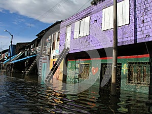Iquitos in rainy season