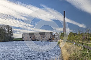 Ir. D. F. Woudagemaal is the largest steam pumping station ever built in world, UNESCO site, Lemmer, Friesland, Netherlands