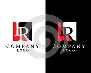 Ir, ri letters logo design template vector