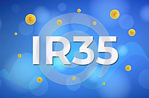 IR35 tax United Kingdom off-payroll working law rules business illustration