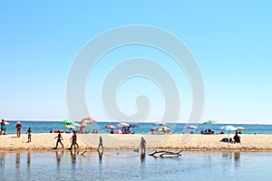 Irakli beach on the Bulgarian Black Sea Coast.