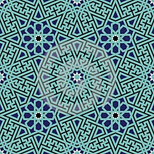 Iran Complex Seamless Pattern