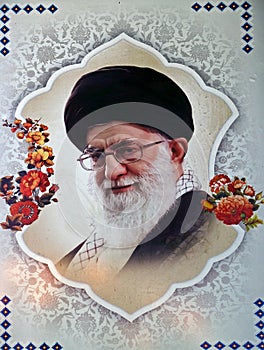 Ayatollah Khamenei, Kashan, Iran