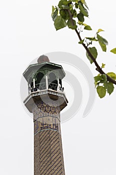 Iranian masque minaret photo