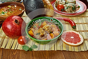 Iranian meatball soup photo