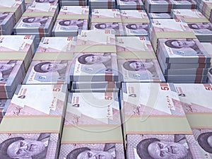 Iranian money. Iranian rial banknotes. 50000 IRR rials bills