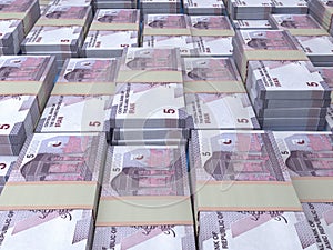 Iranian money. Iranian rial banknotes. 50000 IRR rials bills