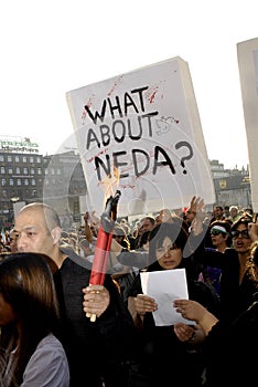 IRANIAN PROTEST AGAINST GOVERNMENT