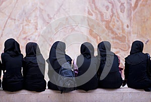 Iranian schoolgirls photo