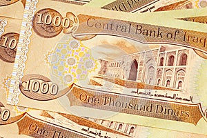 Iraq 1000 Dinar Notes CBI photo