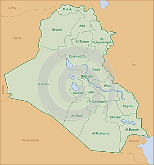 Iraq map