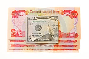 Iraqi Dinars and American Dollar