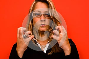 Irated woman