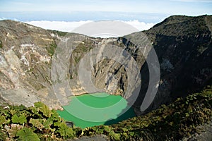 Irazu Volcano Crater photo