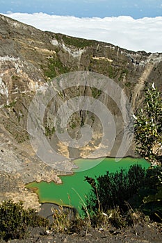 Irazu Volcano Crater photo
