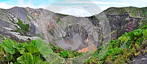 Irazu Volcano Crater, Costa Rica photo