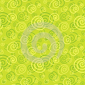 Ð¡ircles, spirals, abstract, round, swirls seamless vector pattern