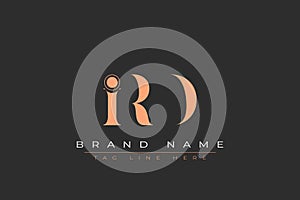 IRD abstract letter logo design