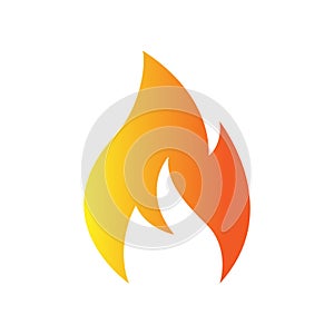 Ire flame logo vector illustration design template. vector fire flames sign illustration. fire icon