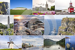 Ireland country collage