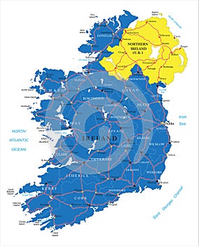 Ireland map