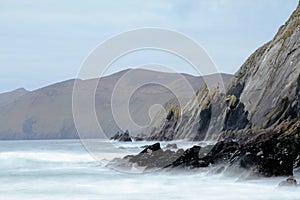 Ireland seashore at Dingle peninsula