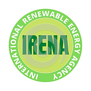 IRENA international renewable energy agency symbol icon