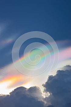 Iridescent cloud,Irisation