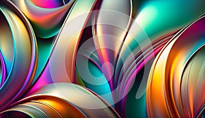 Iridescent glassy gradients texture background