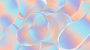 Iridescent Liquid Droplets with Soft Pastel Color Gradients and Reflections 20260110