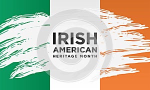 Irish-American Heritage Month Background