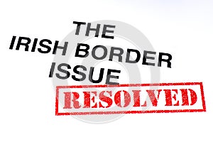 Irish Border Issue Resolved