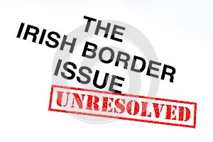 Irish Border Issue Unresolved