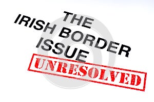 Irish Border Issue Unresolved