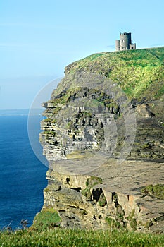 Irish Castle Cliffs of Moher