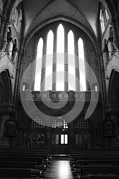 Irish church interior