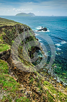 Irish Coastline and the Blasket Islands