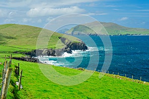 Irish Coastline and Great Blasket Island