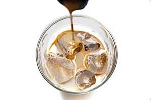 Irish cream on the rocks