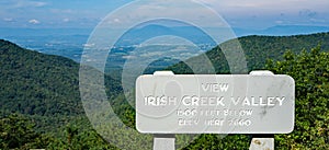 Irish Creek Valley Overlook