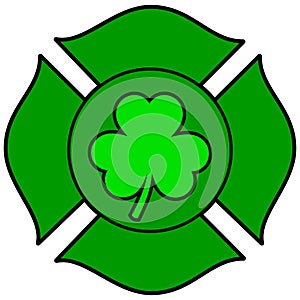 Irish Firefighter Maltese Cross