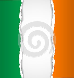 Irish flag background