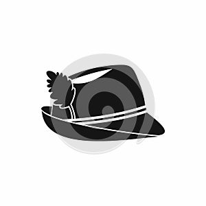 Irish hat icon, simple style