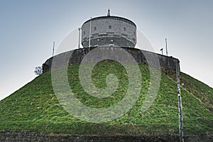 Irish history, culture and archeology: the historical Millmount Fort in the small town of Drogheda is landmark in County Louth