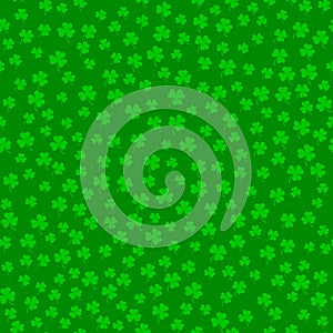 Irish holiday. Saint patricks day. Leaves clover. Vector illustration. Irish shamrock .