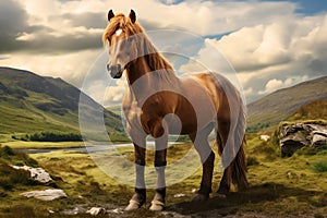 Irish horse Background Digital Paper